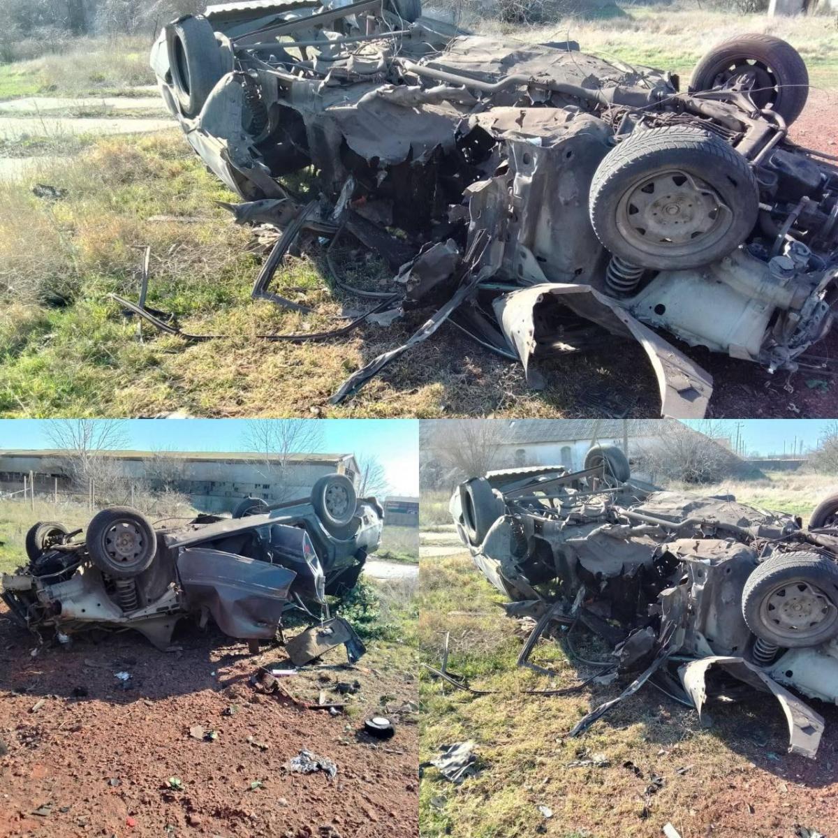 У Скадовську майстерно підірвали авто з двома окупантами: в ГУР показали фото У Скадовську майстерно підірвали авто з двома окупантами: в ГУР показали фото
