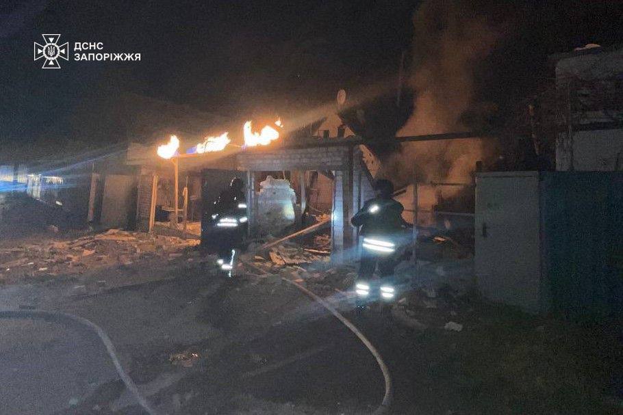 Дронова атака по Запоріжжю