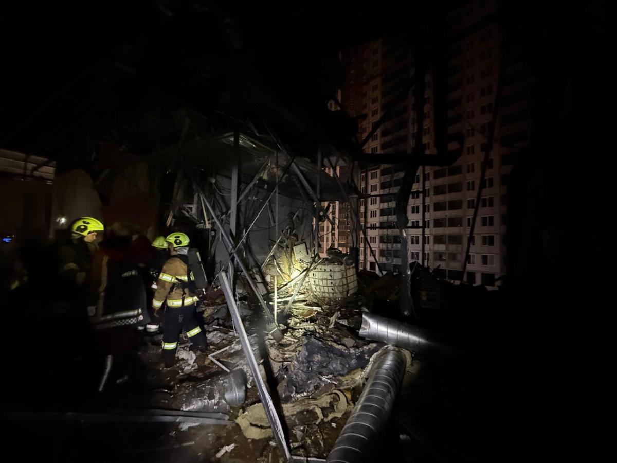 Наслідки атаки дронів на Київщину