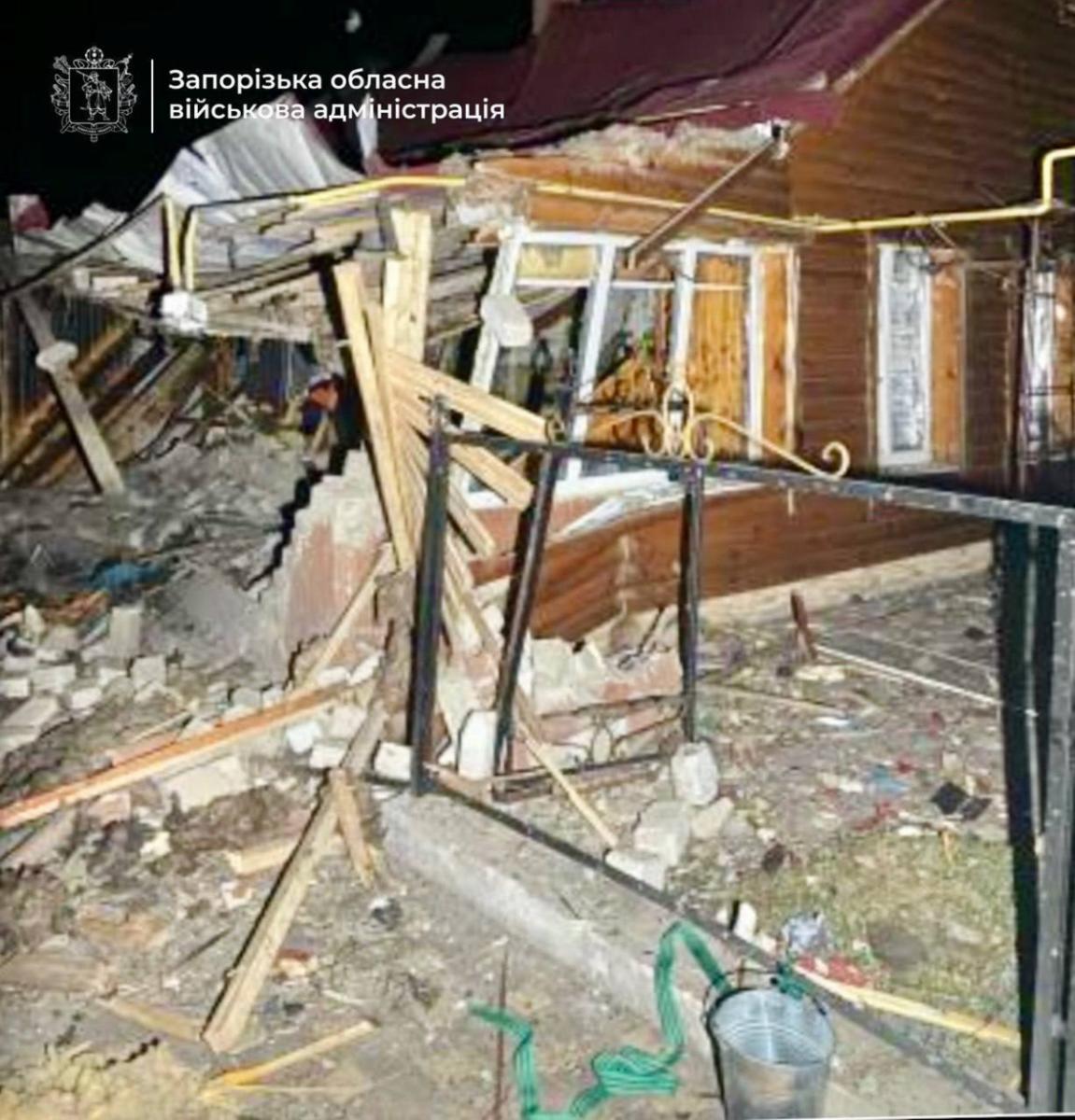 Наслідки атаки по Запорізькому району Наслідки атаки по Запорізькому району