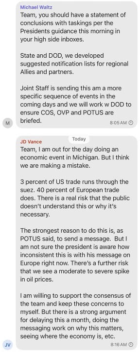 Переписка команды Трампа