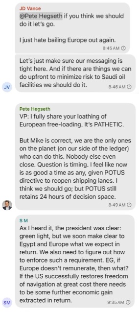 Переписка команды Трампа