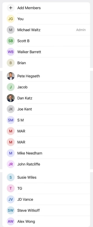 Переписка команды Трампа