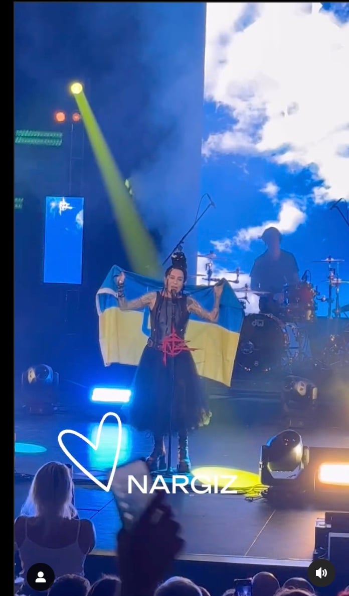 Співачка Наргіз сміливо підтримала Україну 