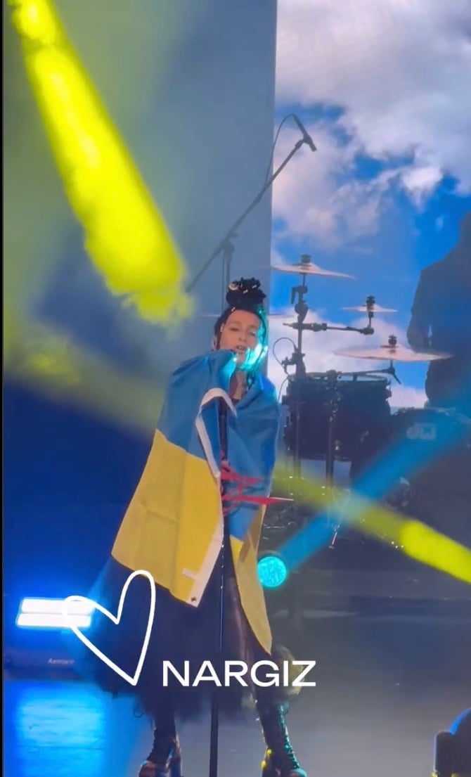 Співачка Наргіз сміливо підтримала Україну 