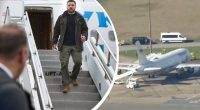 Чекають складні перемовини: літак Зеленського приземлився у Лондоні
