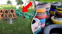 Дивно, але факт: навіщо в СРСР вкопували шини на клумбах та дитячих майданчиках