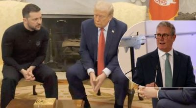 Зеленский, Трамп, Стармер Зеленский, Трамп, Стармер
