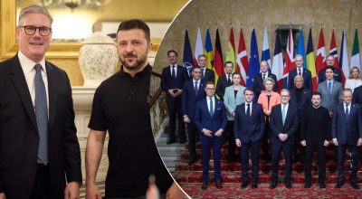 Кир Стармер, Зеленский, саммит в Лондоне Кир Стармер, Зеленский, саммит в Лондоне