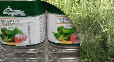 Як позбутися бур'янів за допомогою оцту