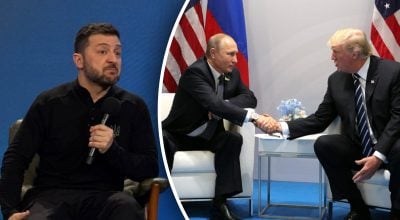 'Ми не салат, щоб бути в меню': Зеленський - про переговори Трампа з Путіним 'Ми не салат, щоб бути в меню': Зеленський - про переговори Трампа з Путіним