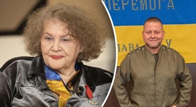 Валерій Залужний, Ліна Костенко Валерій Залужний, Ліна Костенко