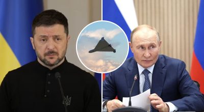 Зеленский, Путин, шахед Зеленский, Путин, шахед
