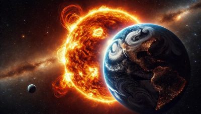 Червоний рівень небезпеки: Землю накрила буря, що може впливати на самопочуття Червоний рівень небезпеки: Землю накрила буря, що може впливати на самопочуття