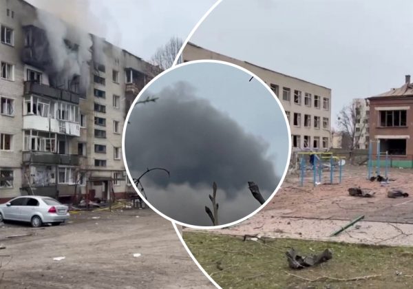 РФ вдарила ракетою по центру Сум: пошкоджені будинки, школа, постраждали діти