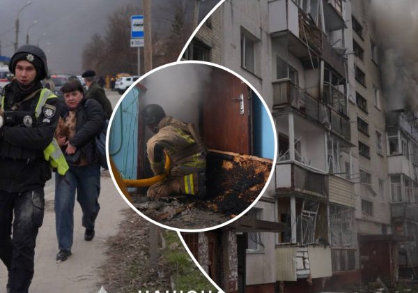 Будинок у вогні, люди заблоковані у власних квартирах: моторошні кадри евакуації в Сумах