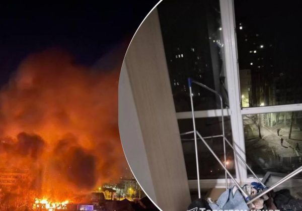 Усе у вогні, пошкоджено будинки та машини: як виглядає Дніпро після потужних прильотів