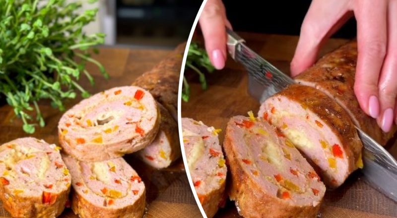 Завернули и готово: потрясающий мясной рулет из простых ингредиентов