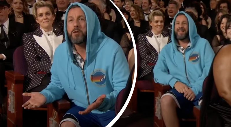 Голлівудський актор Адам Сендлер на "Оскарі" і в спортивному костюмі потролив Трампа