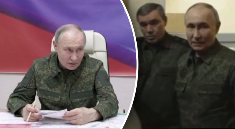 Путін у військовій формі з'явився нібито на Курщині і заговорив про "буферну зону"