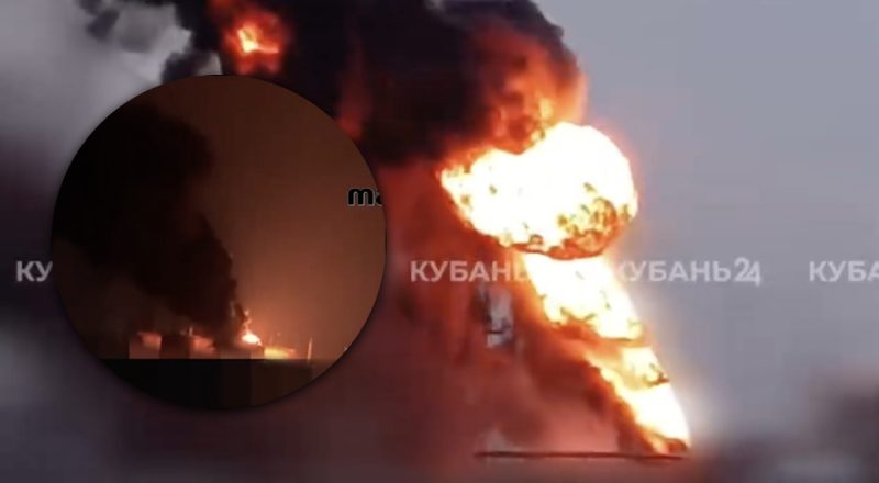 У РФ пролунали вибухи: на Кубані після атаки дронів горить нафтобаза