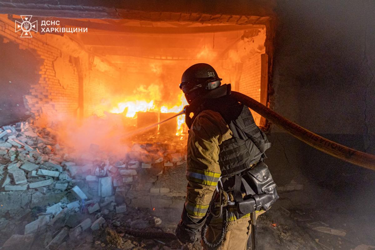 Наслідки удару РФ по Харкову дронами