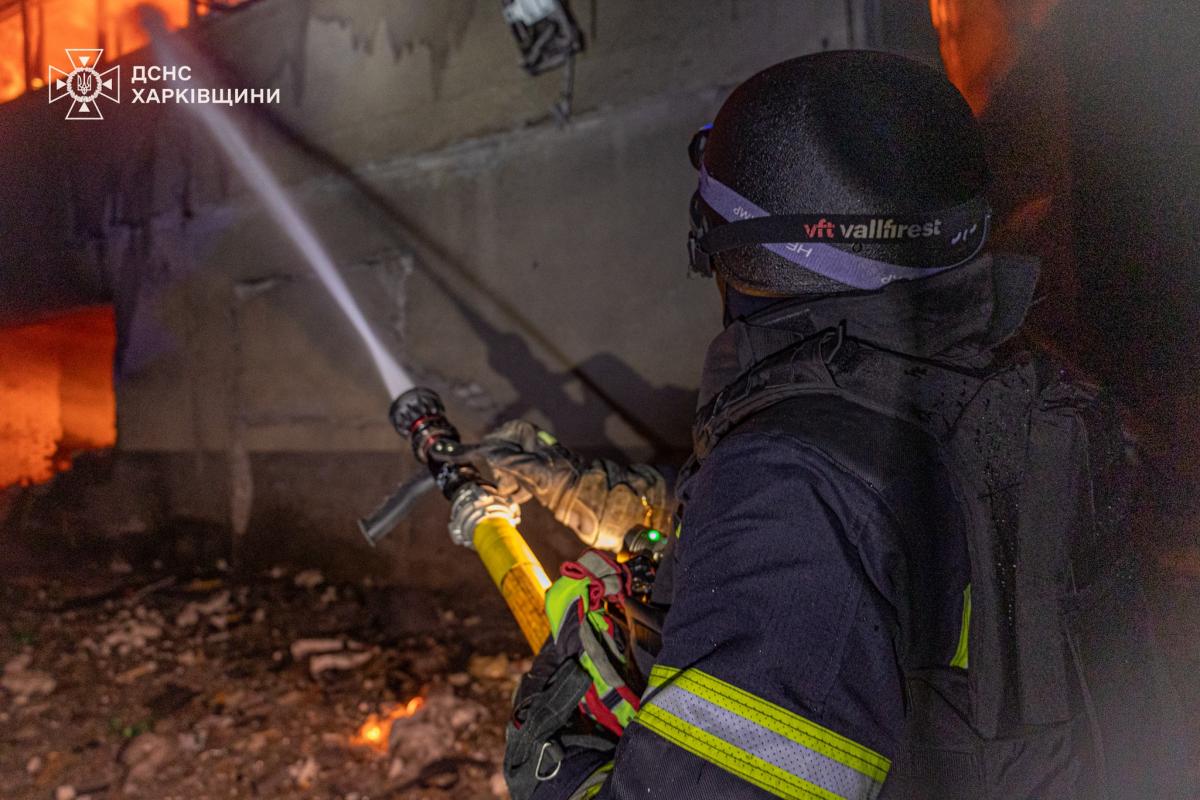 Наслідки удару РФ по Харкову дронами