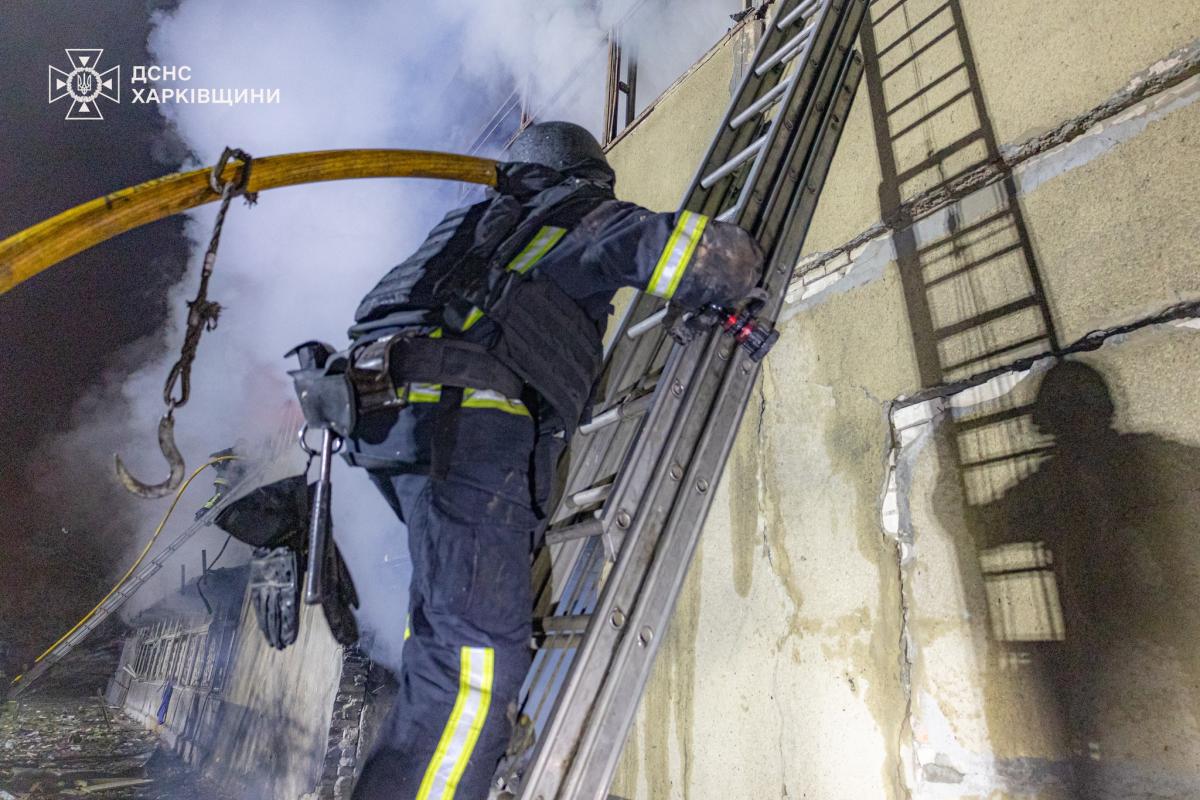 Наслідки удару РФ по Харкову дронами