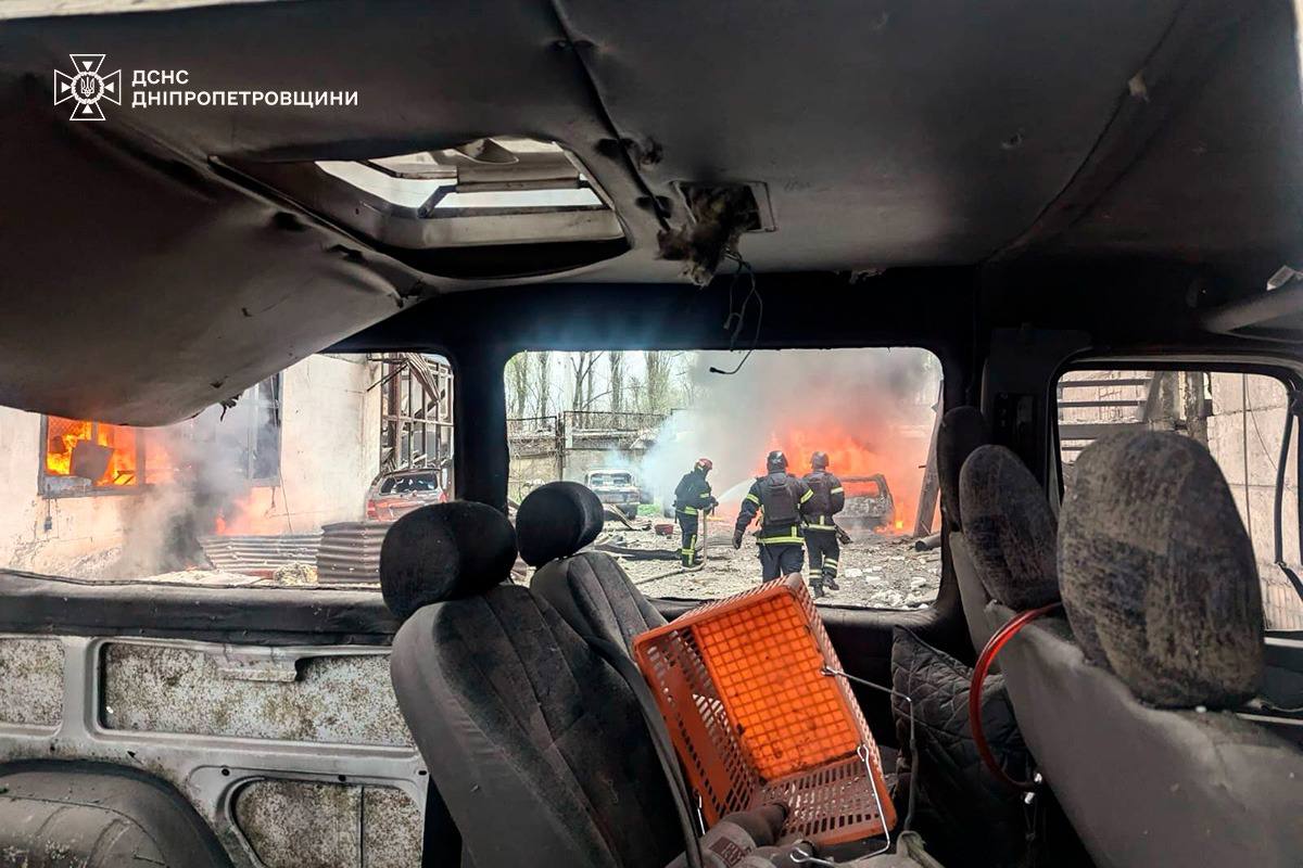 Наслідки удару РФ по Кривому Рогу 2 квітня 2025 року