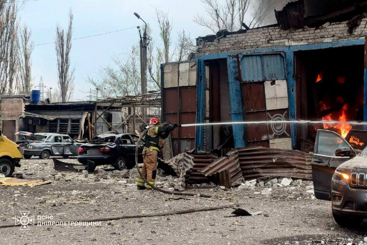 Наслідки удару РФ по Кривому Рогу 2 квітня 2025 року