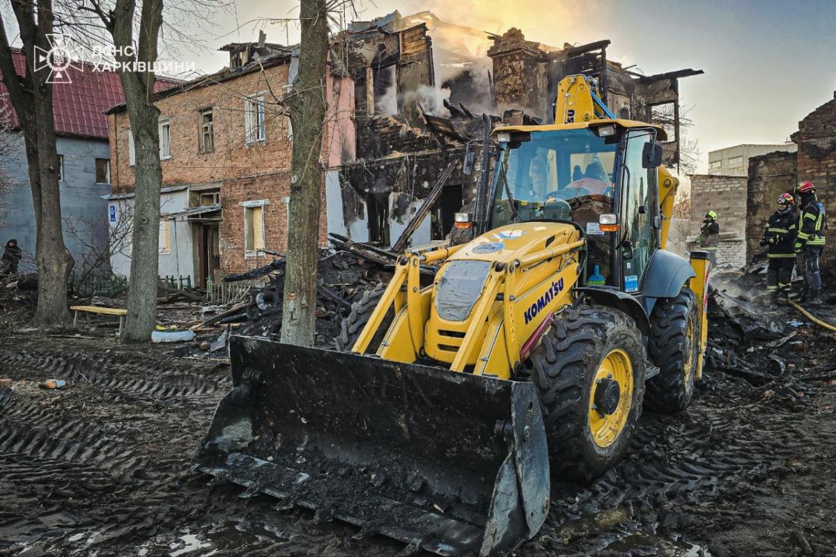 Удар дронів по Харкову 4 квітня