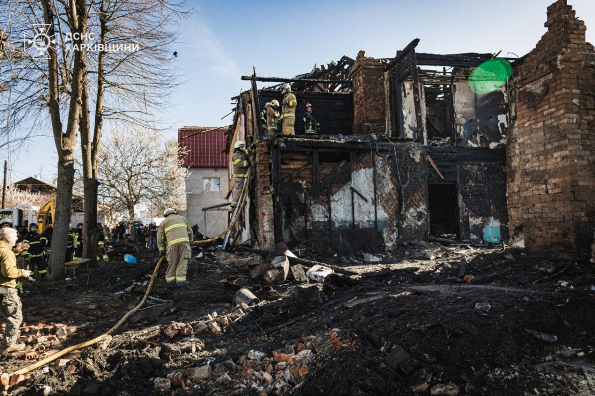 Удар дронів по Харкову 4 квітня