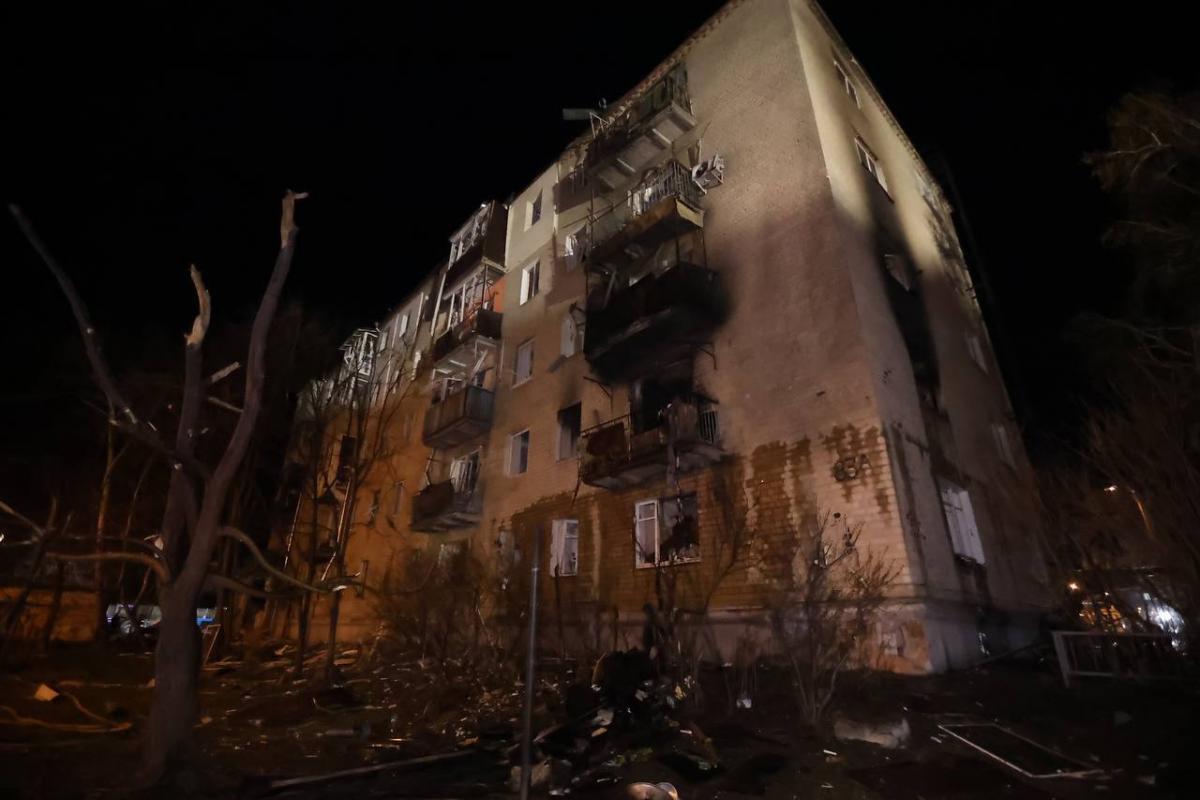 Удар дронів по Харкову 4 квітня