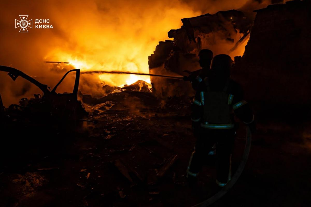 Наслідки атаки дронів на Київ
