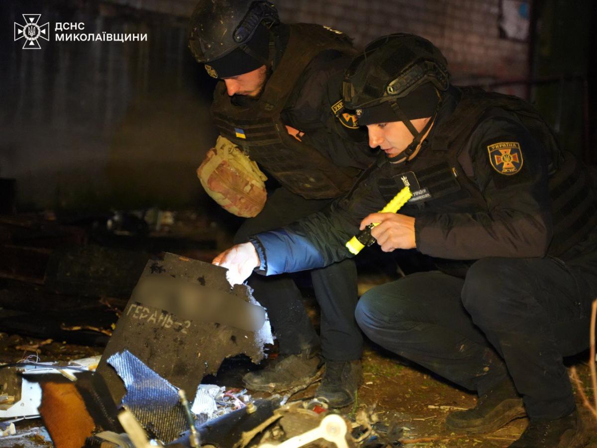 Наслідки атаки дронів на Миколаїв