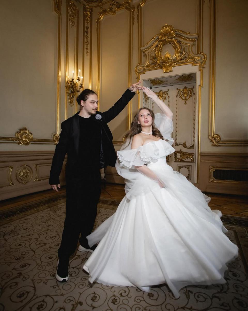 Архип Глушко с женой Мелиссой