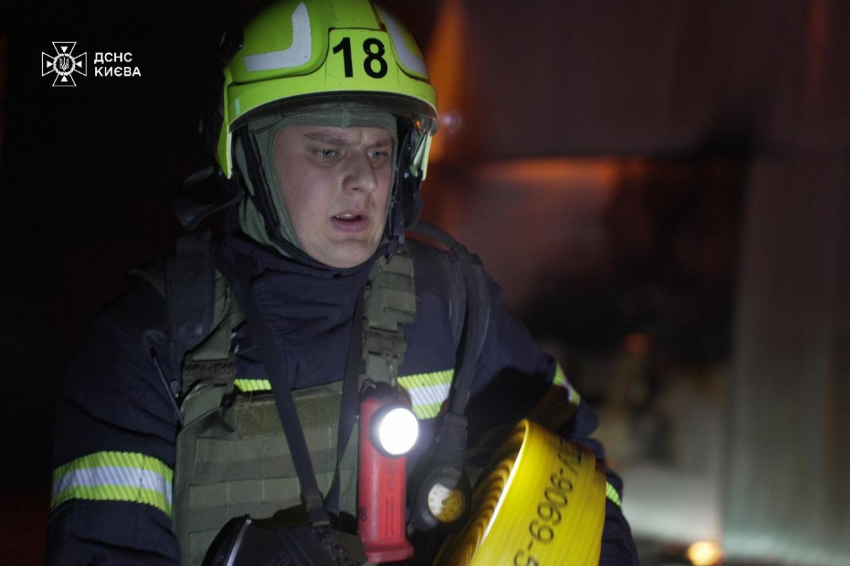 Удар РФ по Києву в ніч на 12 квітня