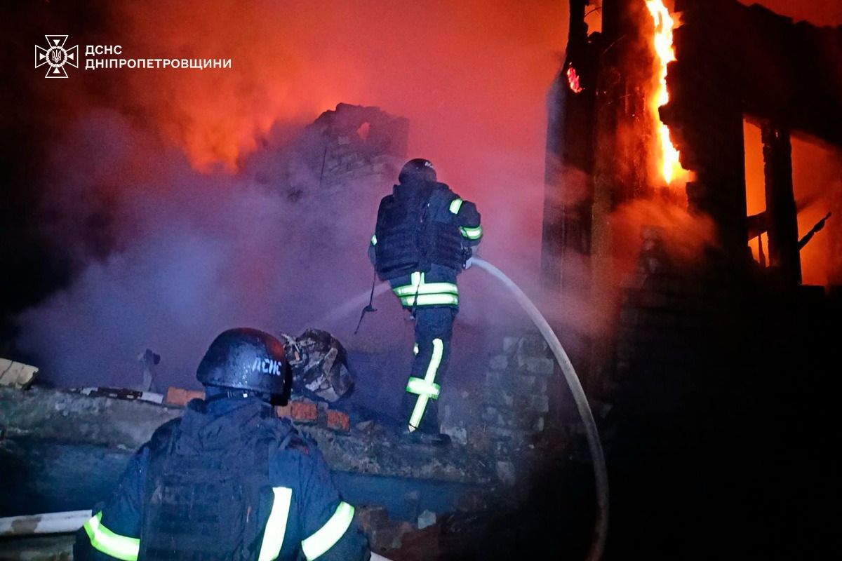 Наслідки атаки в Дніпропетровській області в ніч на 12 квітня 2025