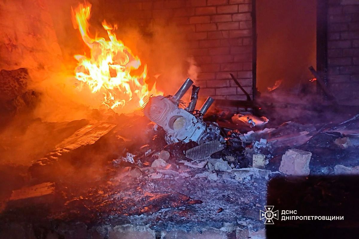 Наслідки атаки в Дніпропетровській області в ніч на 12 квітня 2025