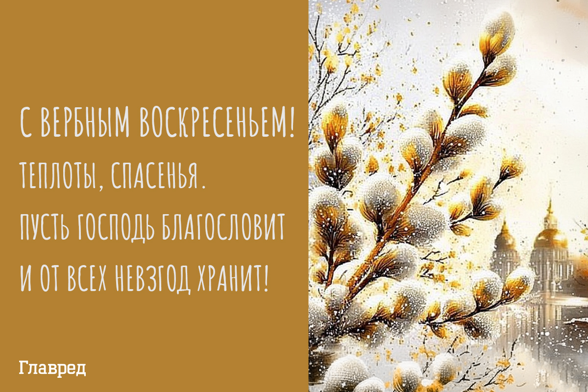 Поздравления с вербным воскресеньем открытки
