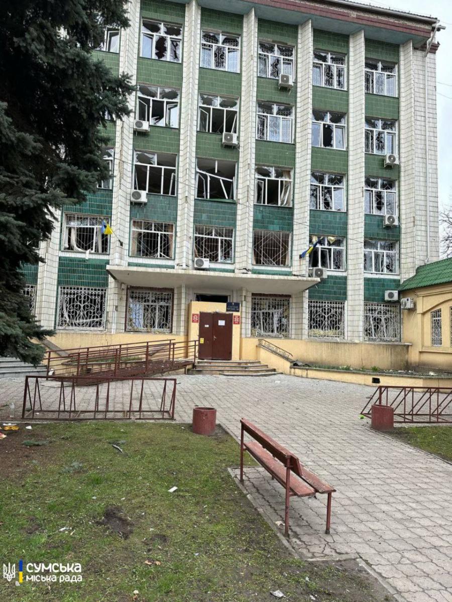 Ракетный удар по Сумам 13 апреля