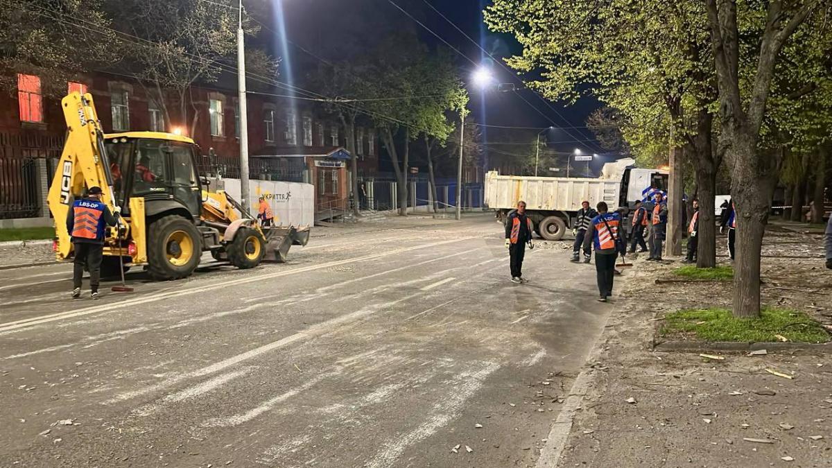 Атака на Днепр 16 апреля 