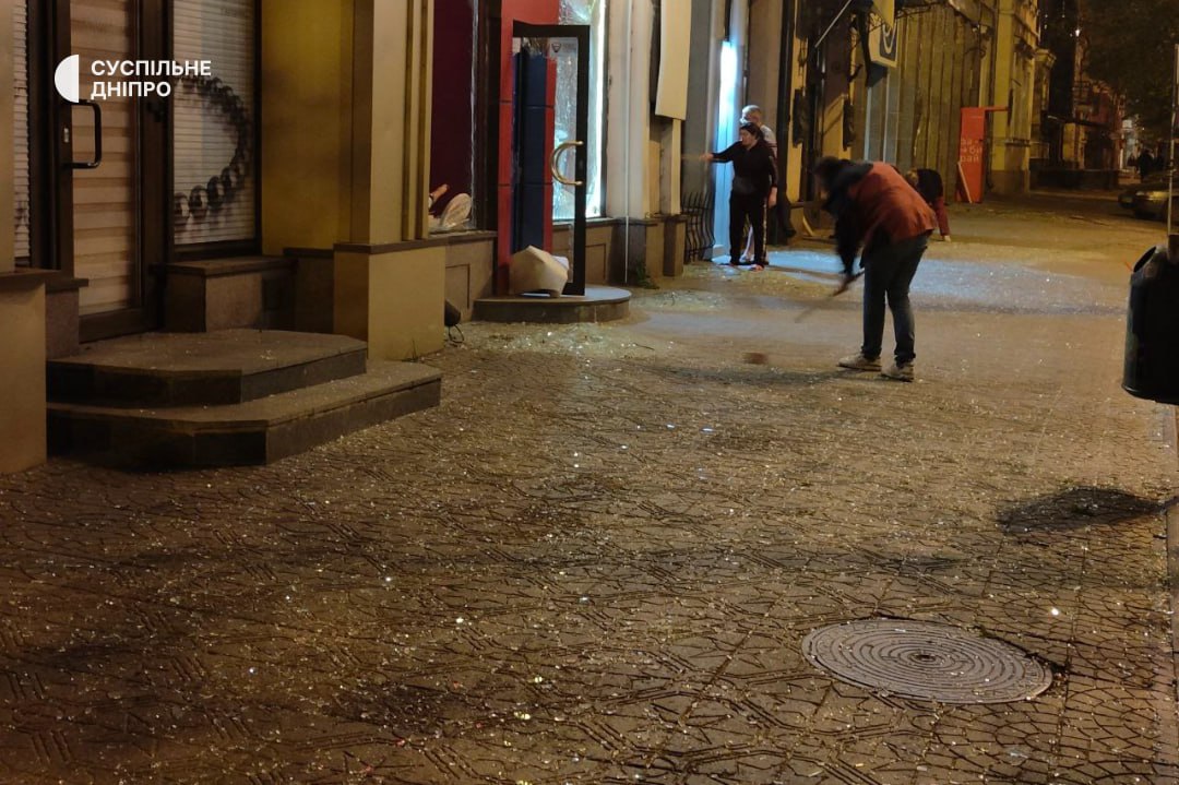 Атака на Днепр 16 апреля 