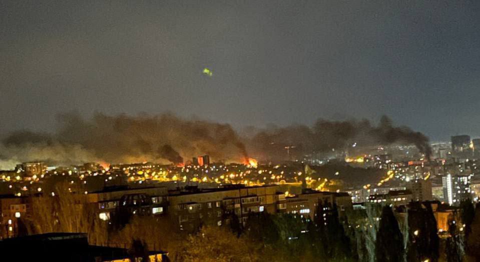 Атака на Днепр 16 апреля 