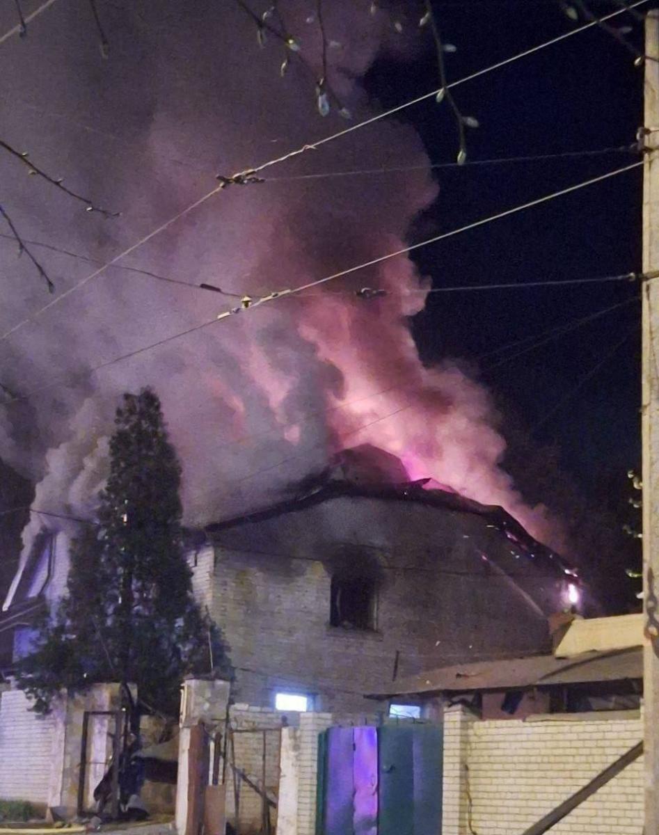 Атака на Днепр 16 апреля 