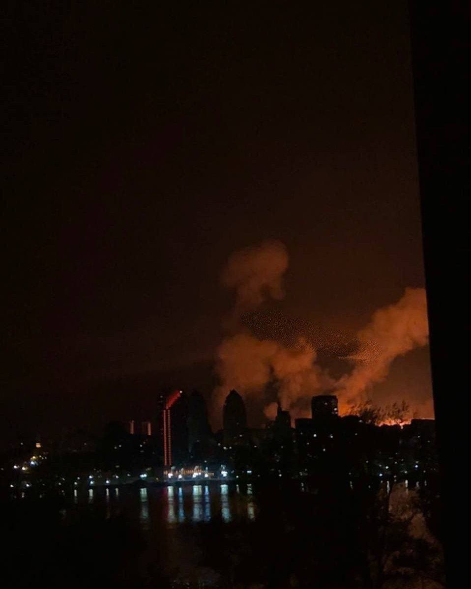 Атака на Днепр 16 апреля 