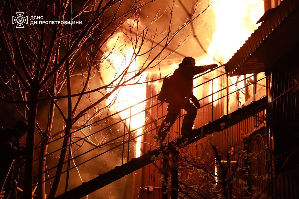 Последствия атаки на Днепр