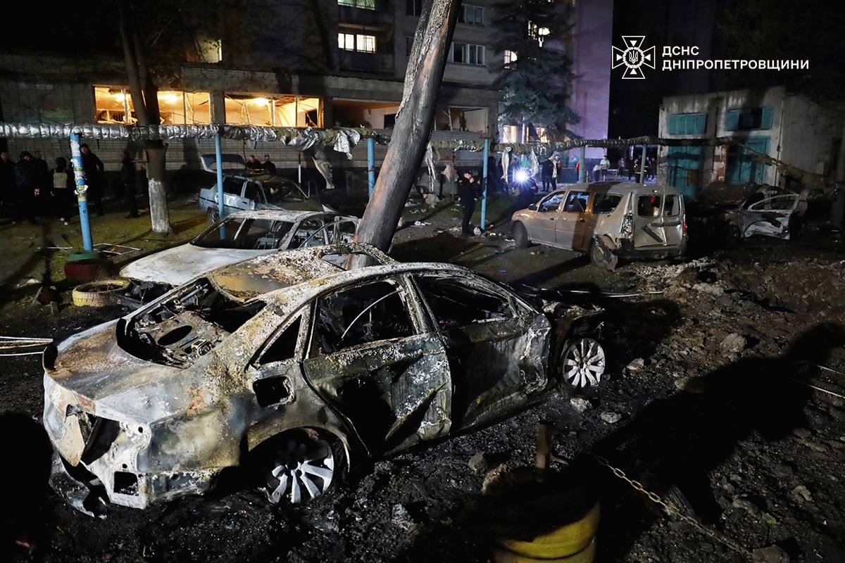 Последствия атаки на Днепр