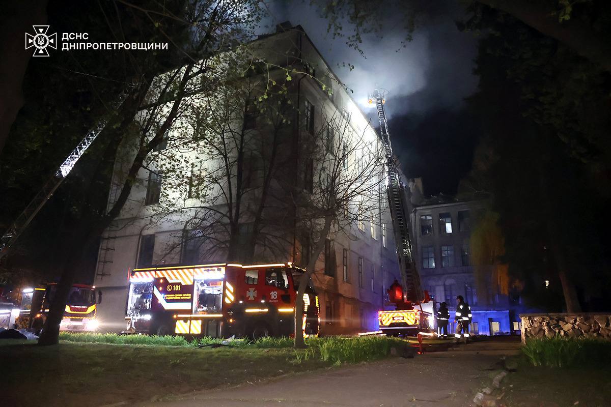 Последствия атаки на Днепр
