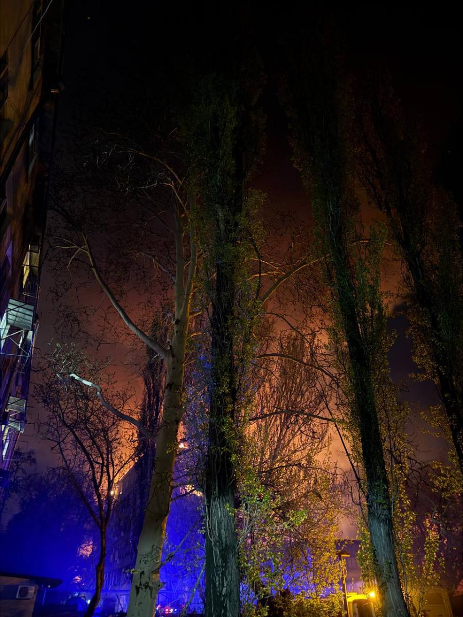 Удар по Одессе 21 апреля